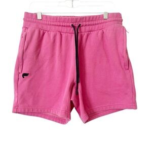 Fabletics Men’s The Go-To Wild Pink Athletic Drawstring Shorts‎ Size Large